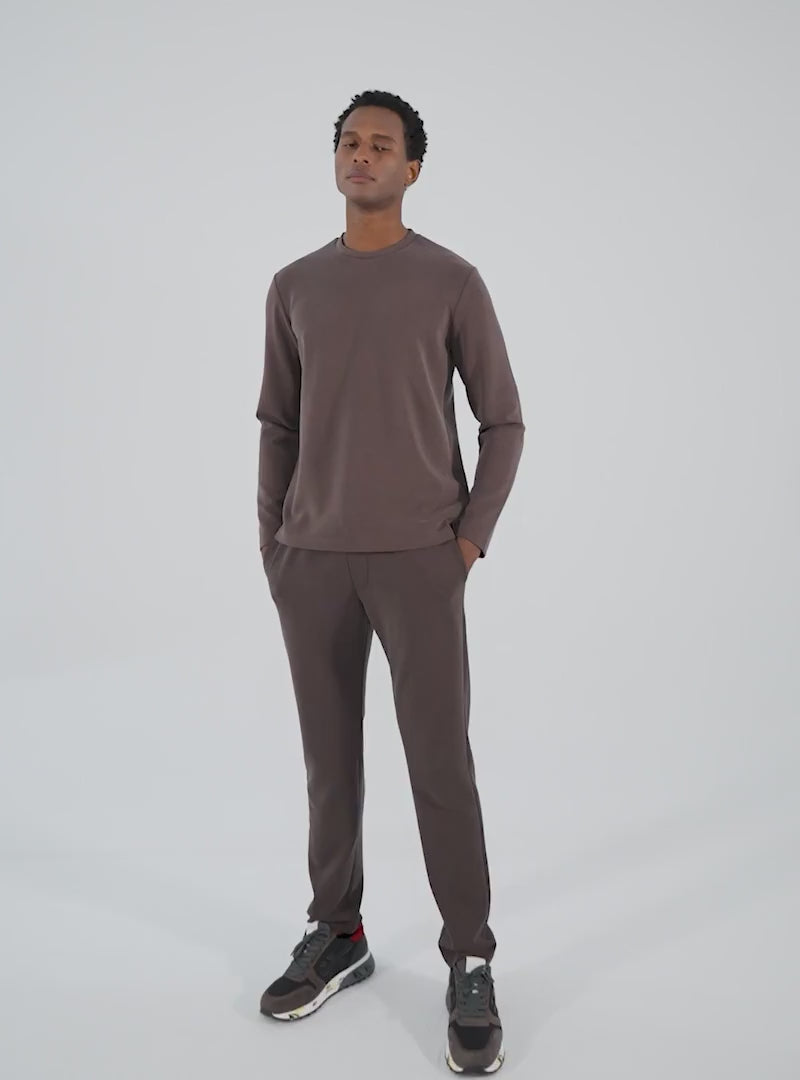 Brown Bamboo Sweatshirt